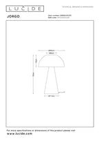 JORGO - Lampe de table - Ø 20 cm - 1xE27 - Vert | Essential