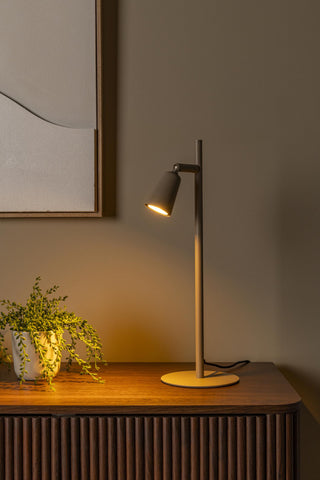TIANA - Lampe de table - 1xGU10 - Taupe | Essential