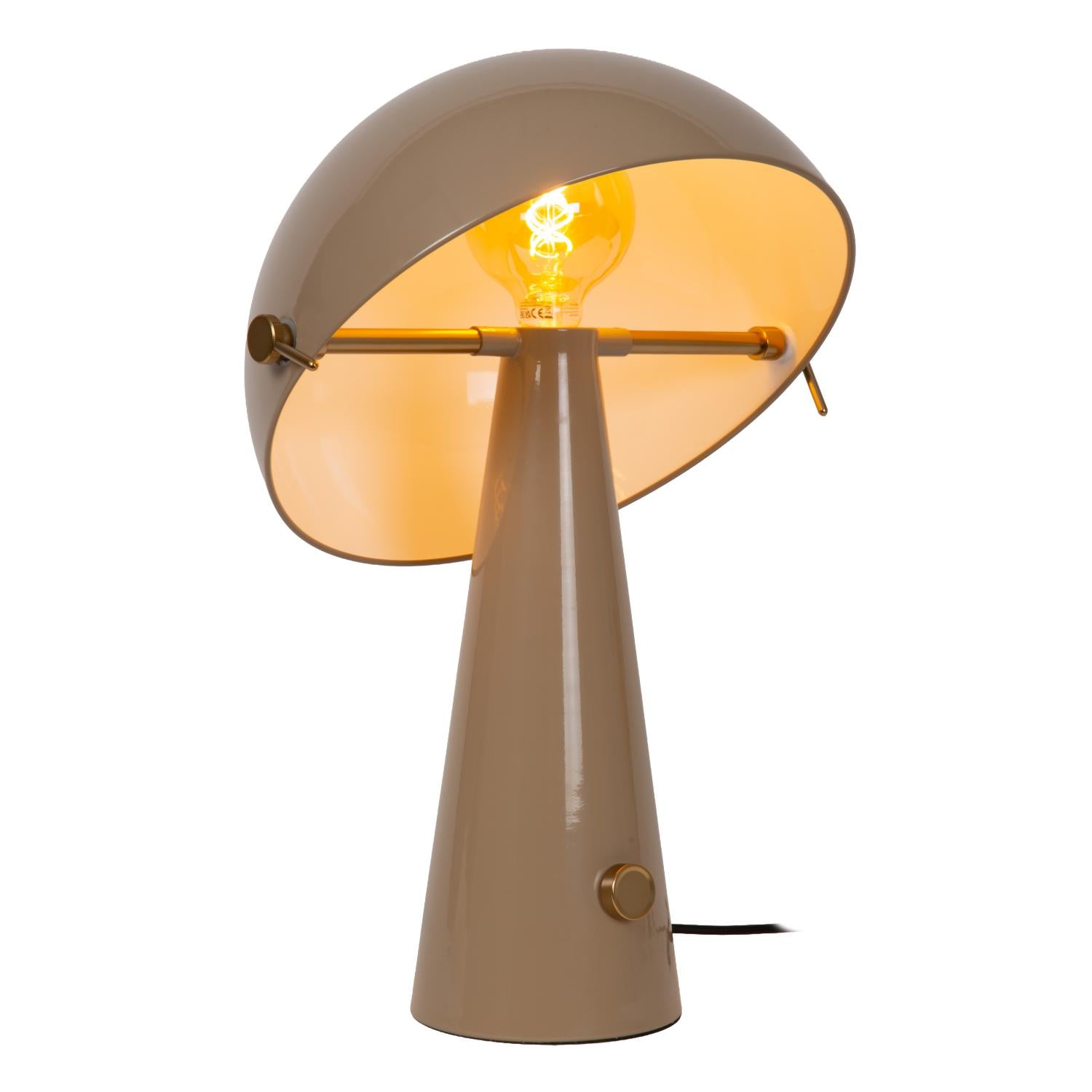 BARONE - Lampe de table - Ø 38 cm - 1xE27 - Taupe | Vibes