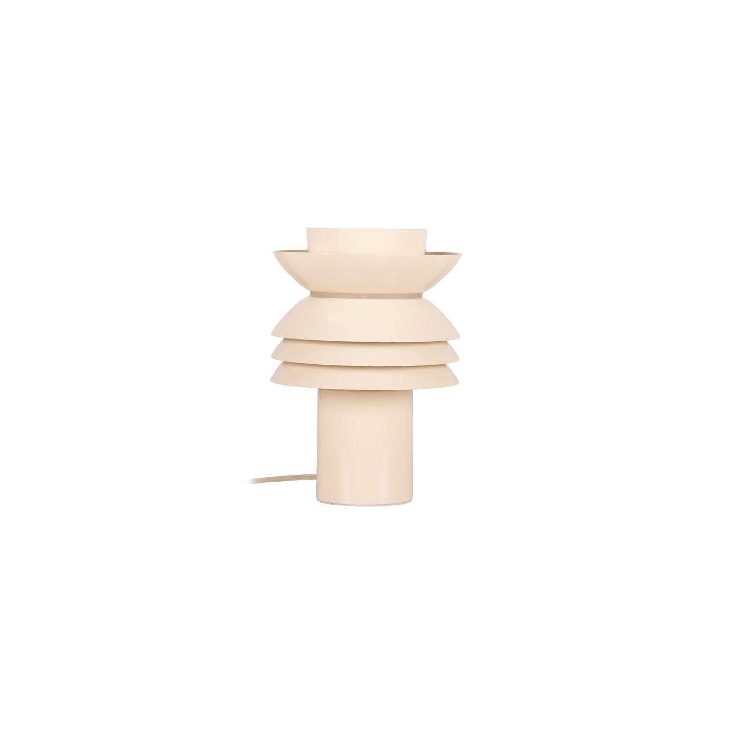 YINDRA - Tafellamp - Ø 17,5 cm - 1xE27 - Beige | Vibes