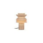 YINDRA - Lampe de table - Ø 17,5 cm - 1xE27 - Taupe | Vibes