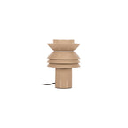 YINDRA - Lampe de table - Ø 17,5 cm - 1xE27 - Taupe | Vibes