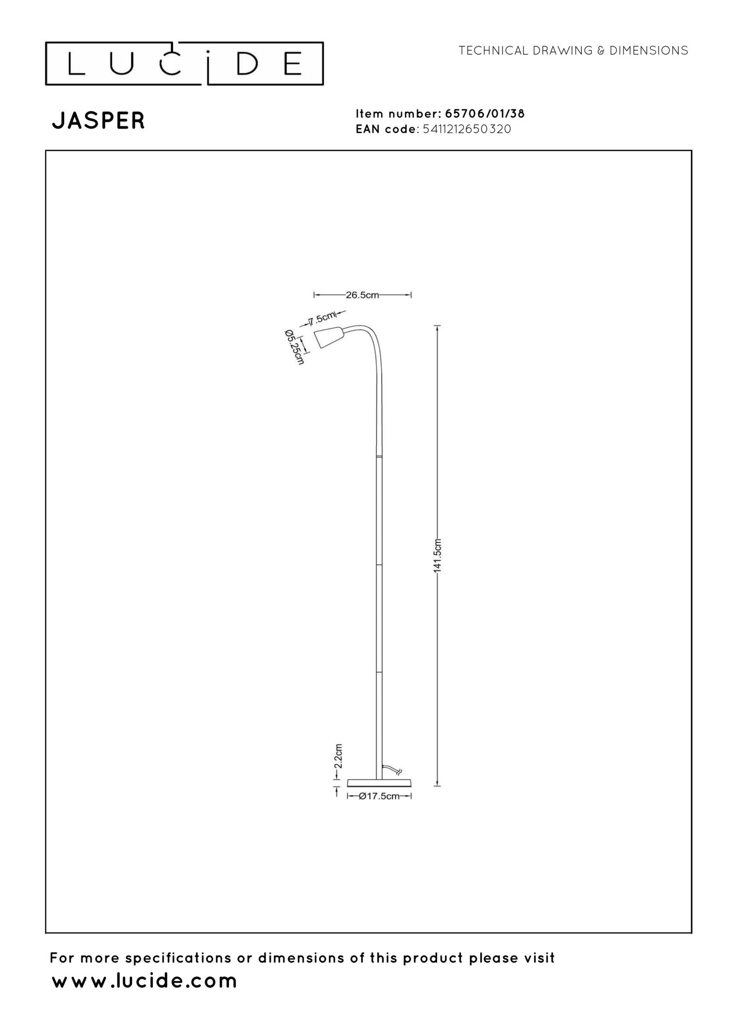 JASPER - Leeslamp - 1xGU10 - Beige | Essential