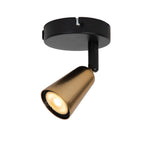 TIANA - Wandspot / Wandlamp - 1xGU10 - Wandlicht of plafonnière - Champagne kleur | Essential