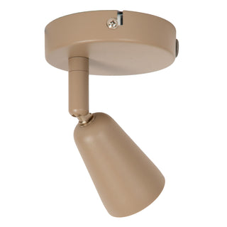 TIANA - Spot mural / Applique murale - 1xGU10 - Applique ou plafonnier - Taupe | Essential