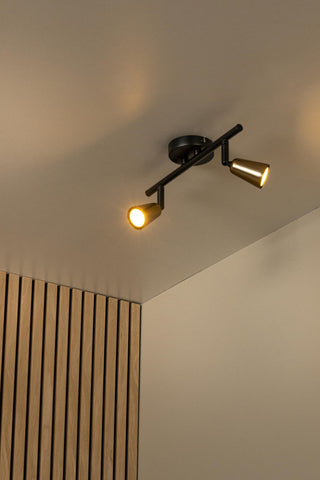 TIANA - Wall spot / Wall light - 2xGU10 - Champagne colour | Essential