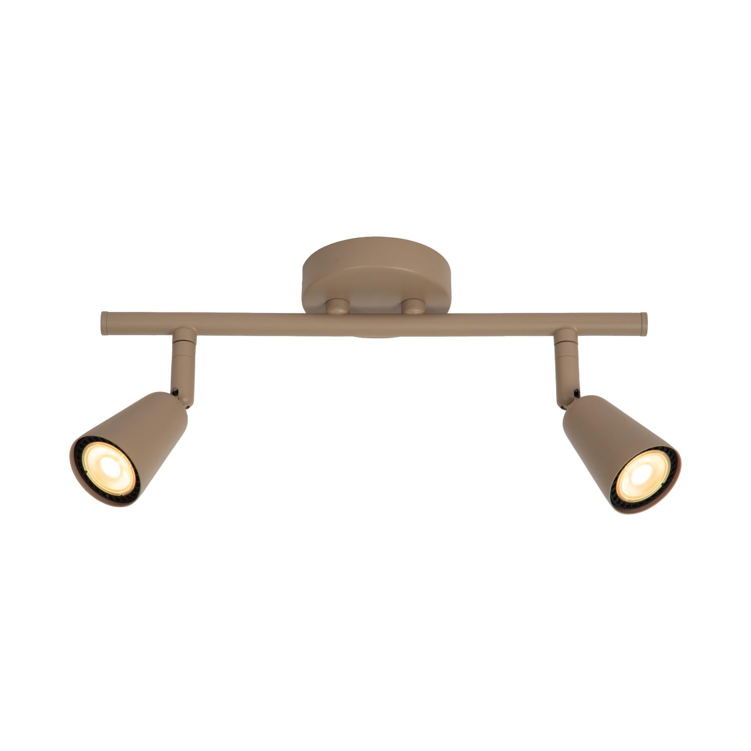 TIANA - Spot mural / Applique murale - 2xGU10 - Taupe | Essential