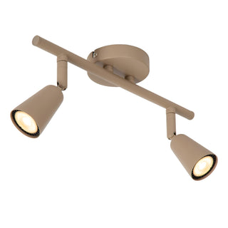 TIANA - Spot mural / Applique murale - 2xGU10 - Taupe | Essential