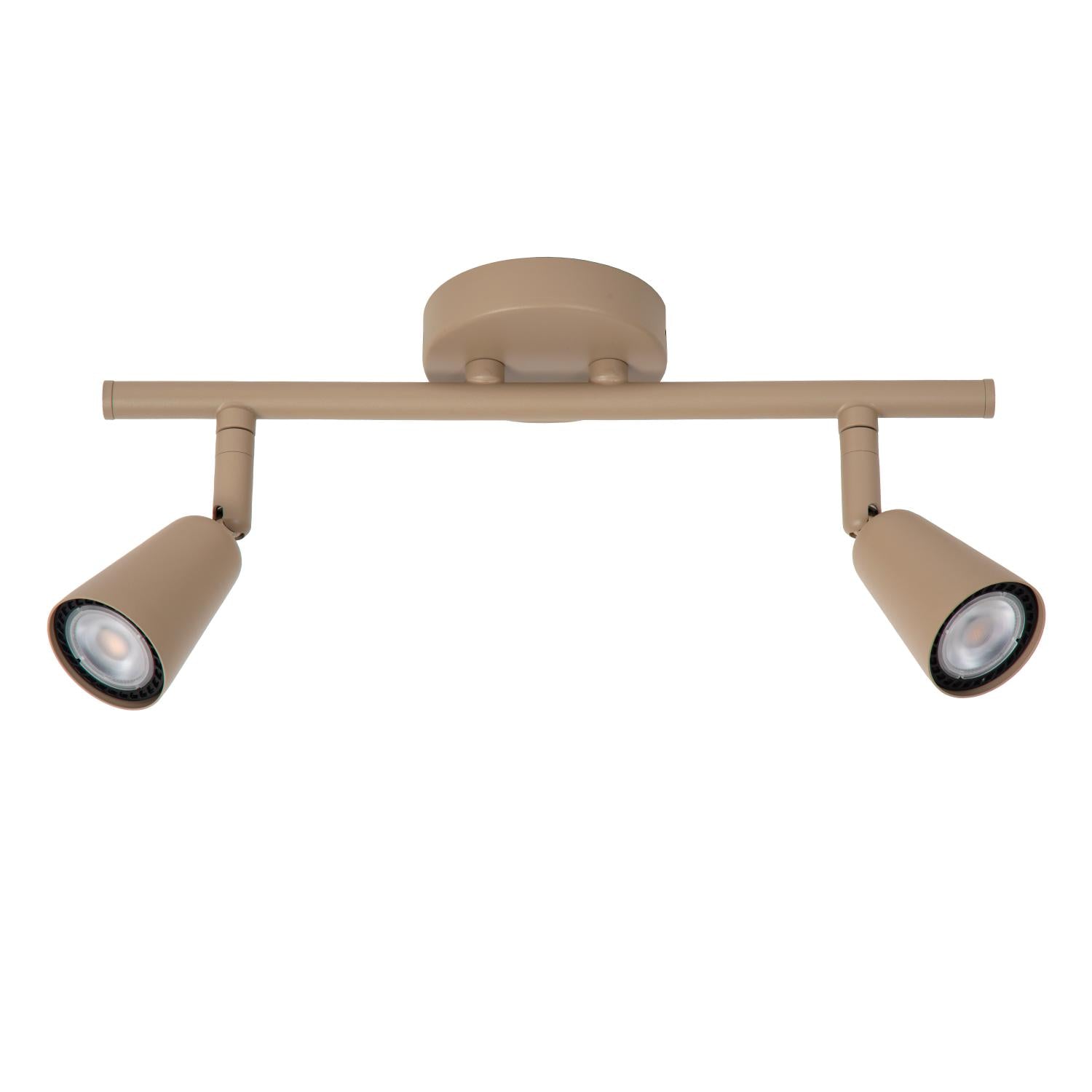 TIANA - Spot mural / Applique murale - 2xGU10 - Taupe | Essential