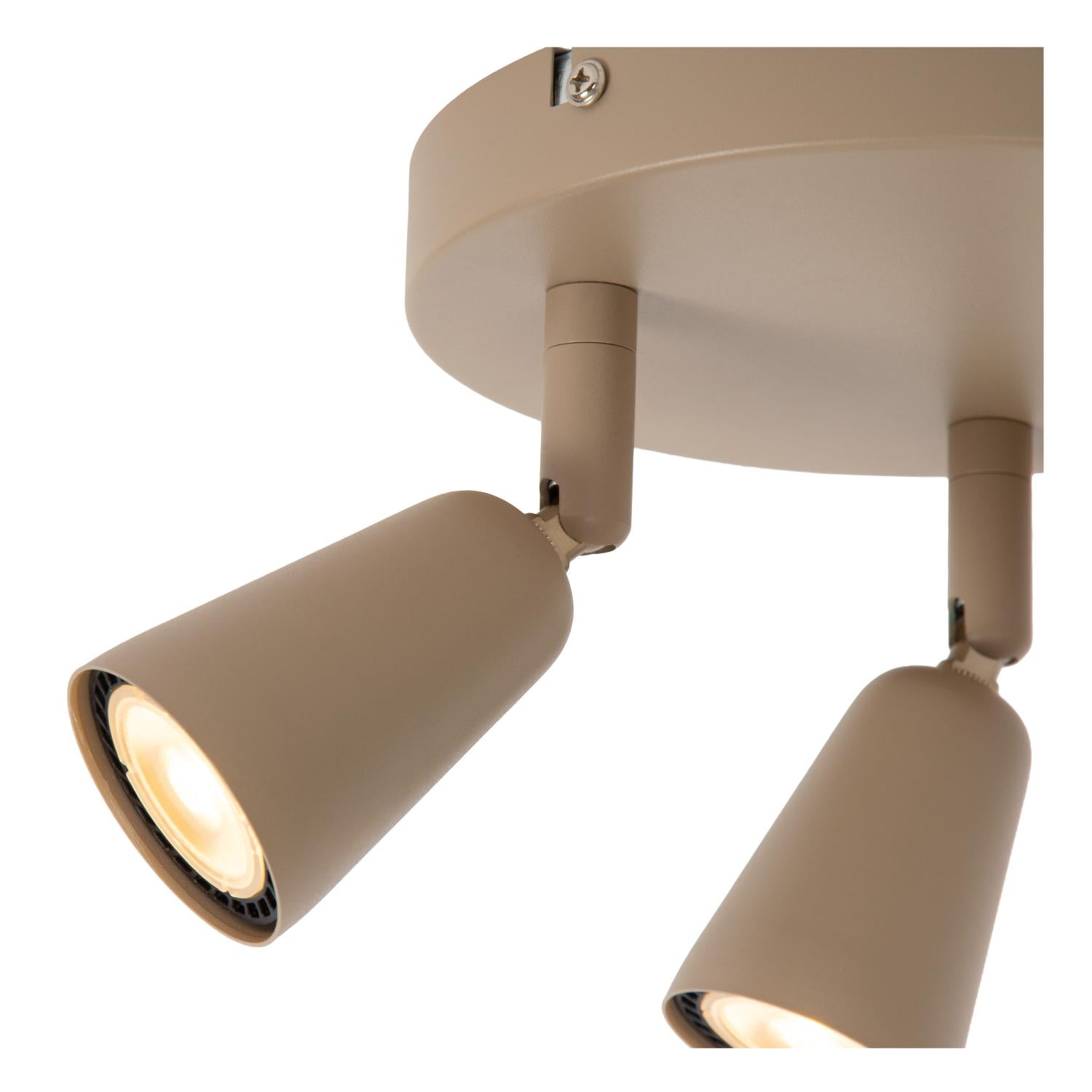 TIANA - Plafondspot - 3xGU10 - Taupe | Essential
