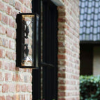 Wandlamp buiten Vitrine Up & Down, geborsteld nikkel
