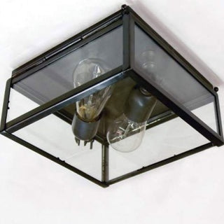 Plafonnier Vitrine Plafonnier Square 2L, chrome