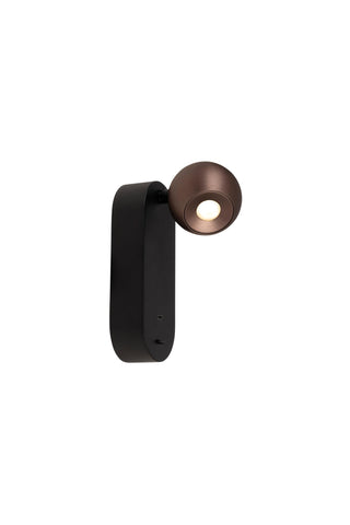 MONTANA - Wandlamp - LED - CCT - 1x6,3W 2700K/4000K - Met USB oplaadpunt - Koffie