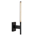 FINAN - Wandlamp - LED - 1x6W 2700K - Met USB oplaadpunt - Zwart