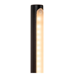 FINAN - Wandlamp - LED - 1x6W 2700K - Met USB oplaadpunt - Zwart