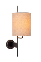 MAGIC - Wandlamp - 1xE27 - Met USB oplaadpunt - Zwart