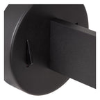 MAGIC - Wandlamp - 1xE27 - Met USB oplaadpunt - Zwart