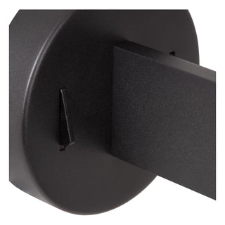 MAGIC - Wandlamp - 1xE27 - Met USB oplaadpunt - Zwart