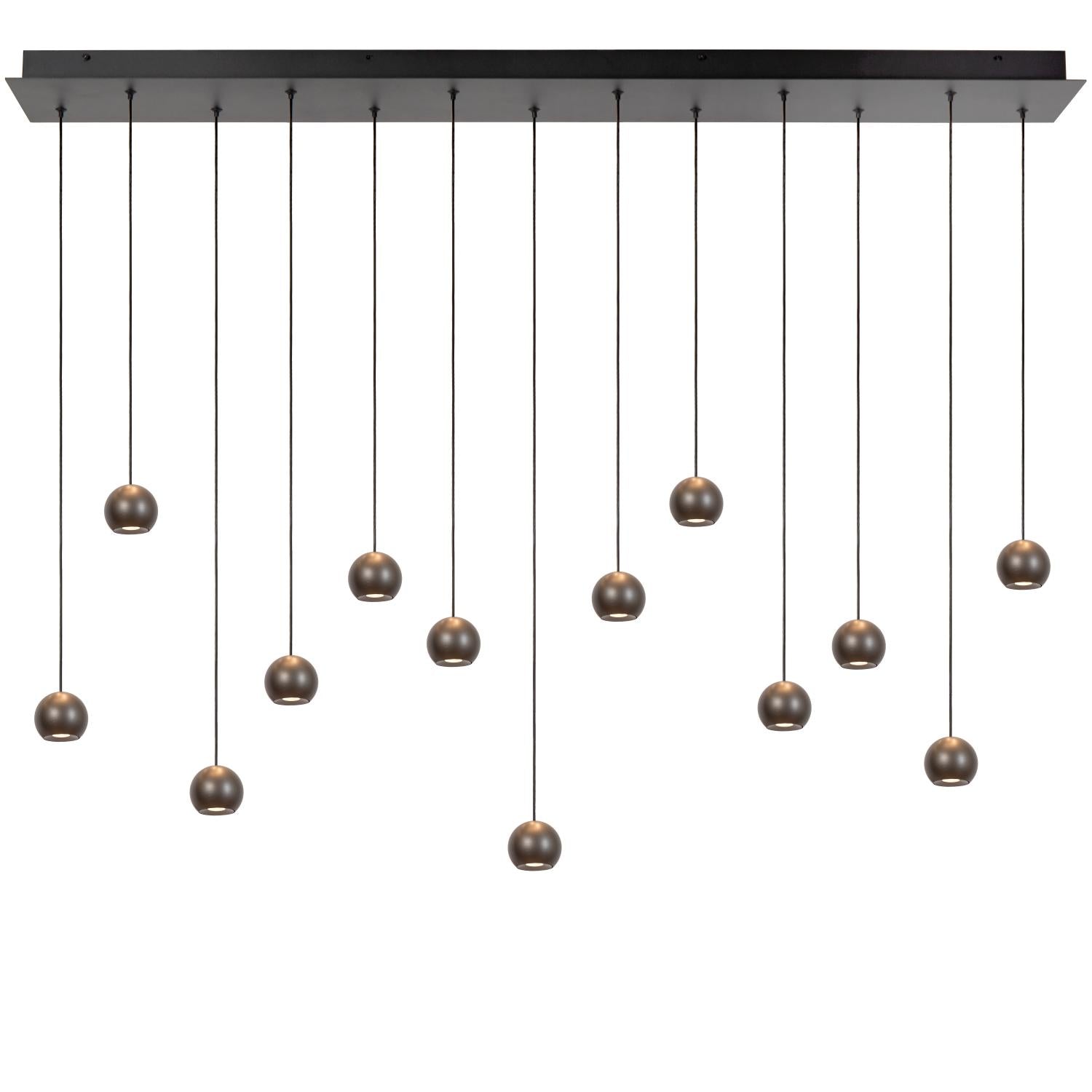 MONTANA - Pendant light - LED Dimmable - CCT - 13x5,7W 2700K/4000K - Suitable for voids and high ceilings - Iron grey