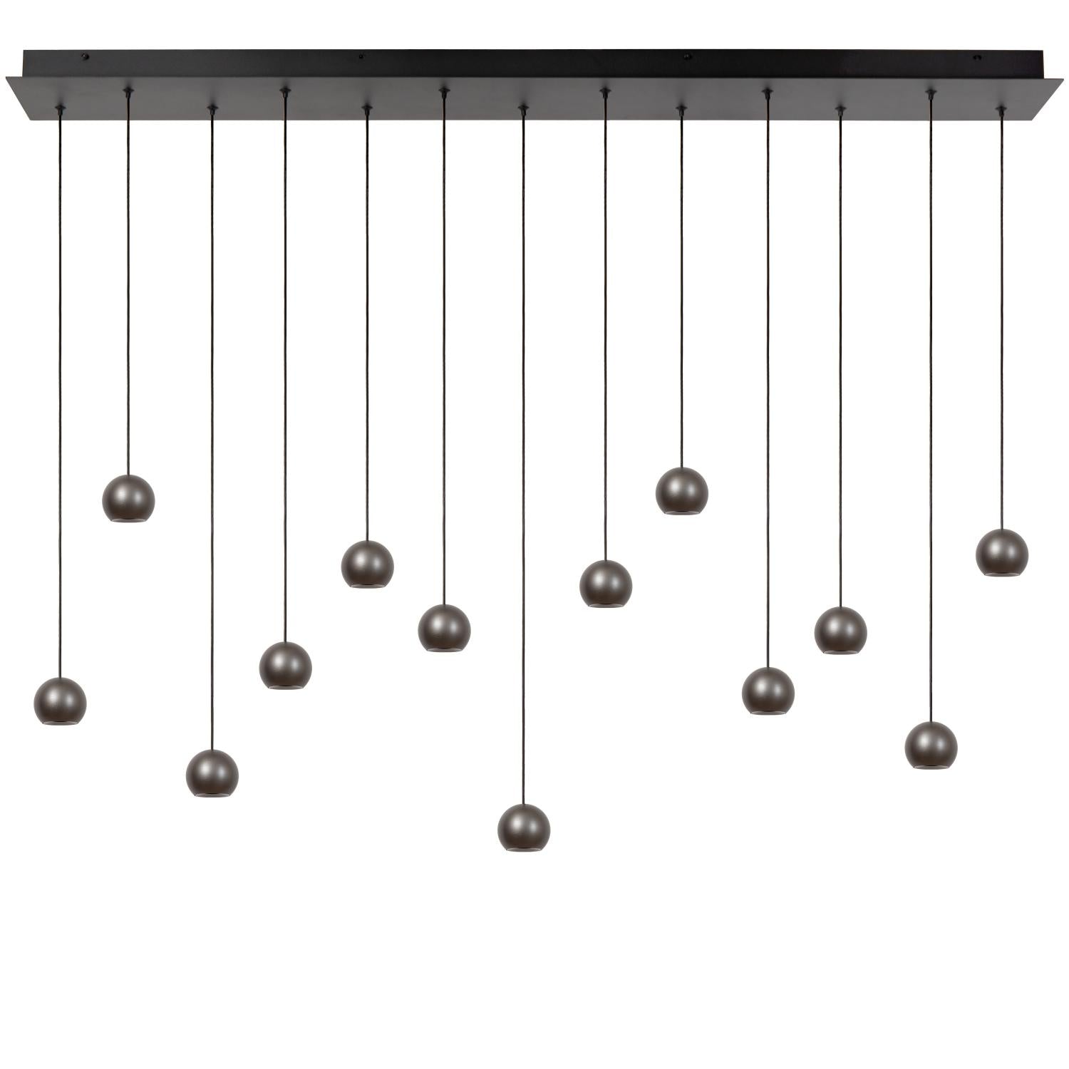 MONTANA - Pendant light - LED Dimmable - CCT - 13x5,7W 2700K/4000K - Suitable for voids and high ceilings - Iron grey