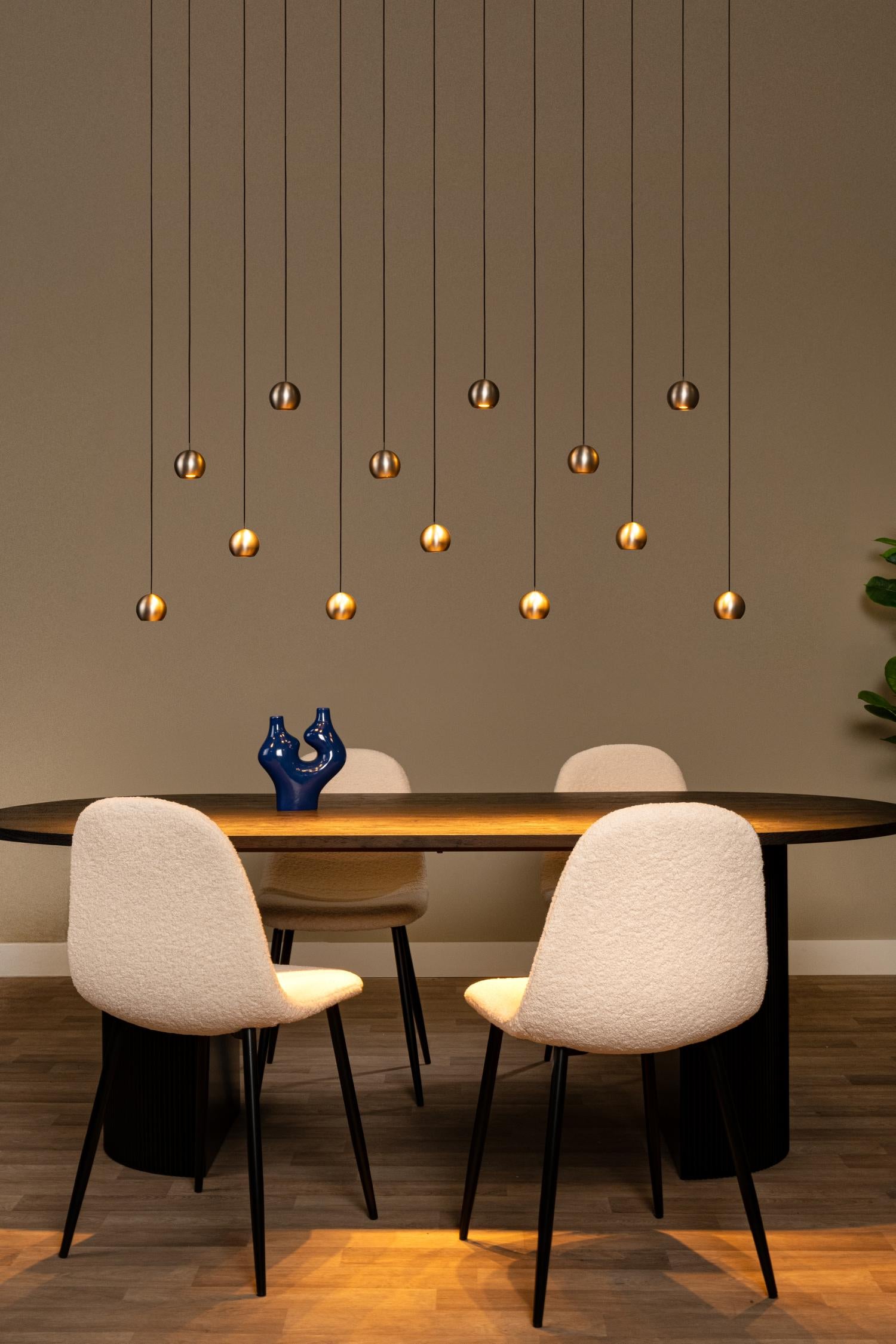 MONTANA - Pendant light - LED Dimmable - CCT - 13x5,7W 2700K/4000K - Suitable for voids and high ceilings - Iron grey