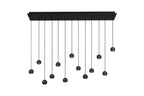 MONTANA - Suspension - LED Dimmable - CCT - 13x5,7W 2700K/4000K - Convient aux vides et plafonds hauts - Café