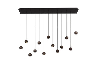 MONTANA - Suspension - LED Dimmable - CCT - 13x5,7W 2700K/4000K - Convient aux vides et plafonds hauts - Café