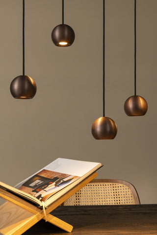 MONTANA - Suspension - LED Dimmable - CCT - 13x5,7W 2700K/4000K - Convient aux vides et plafonds hauts - Café