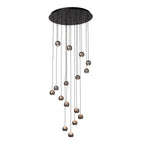 MONTANA - Pendant light - LED Dimmable - CCT - 16x5,7W 2700K/4000K - Suitable for voids and high ceilings - Iron grey