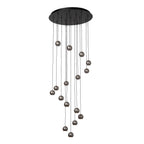 MONTANA - Pendant light - LED Dimmable - CCT - 16x5,7W 2700K/4000K - Suitable for voids and high ceilings - Iron grey