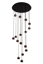 MONTANA - Pendant light - LED Dimmable - CCT - 16x5,7W 2700K/4000K - Suitable for voids and high ceilings - Coffee