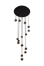 MONTANA - Pendant light - LED Dimmable - CCT - 16x5,7W 2700K/4000K - Suitable for voids and high ceilings - Coffee