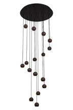 MONTANA - Pendant light - LED Dimmable - CCT - 16x5,7W 2700K/4000K - Suitable for voids and high ceilings - Coffee