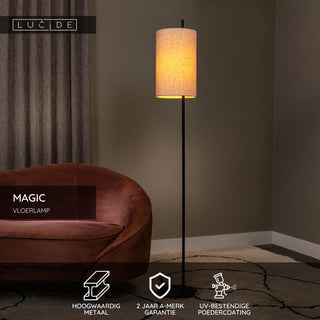 MAGIC - Lampadaire - Ø 24 cm - 1xE27 - Noir