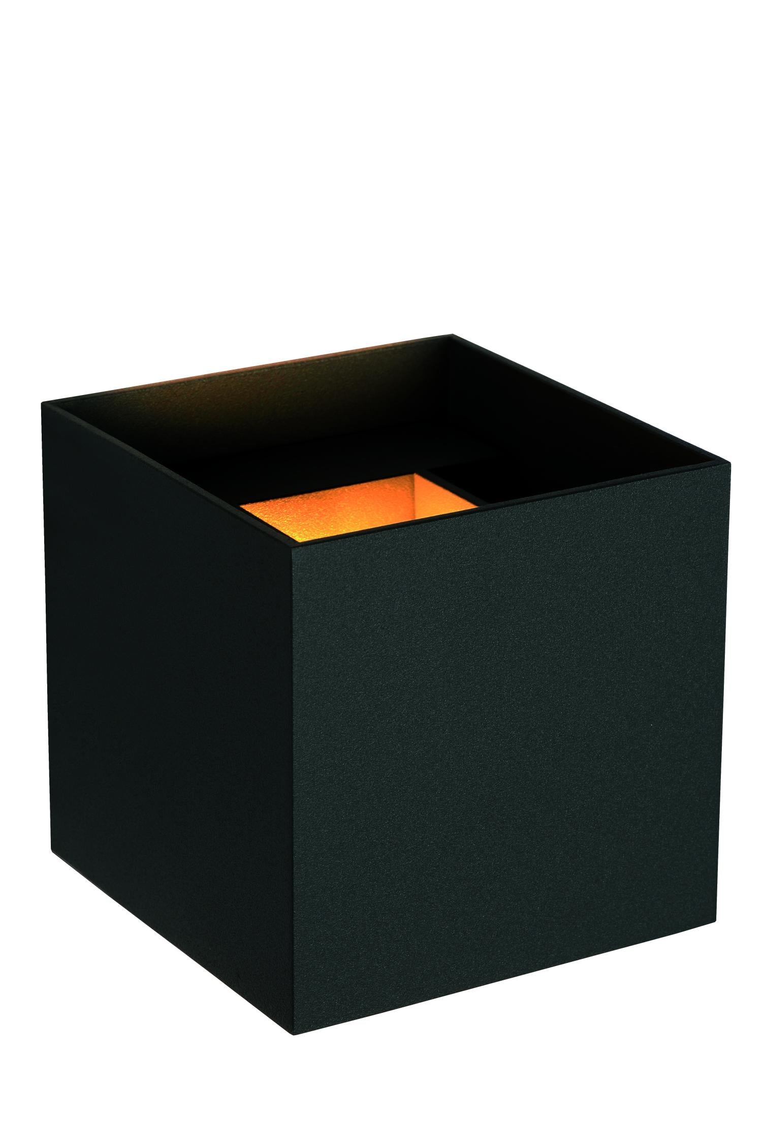 AXI - Wall spot / Wall light Bathroom - LED - 2x7W 2700K - IP54 - Adjustable beam angle - Black