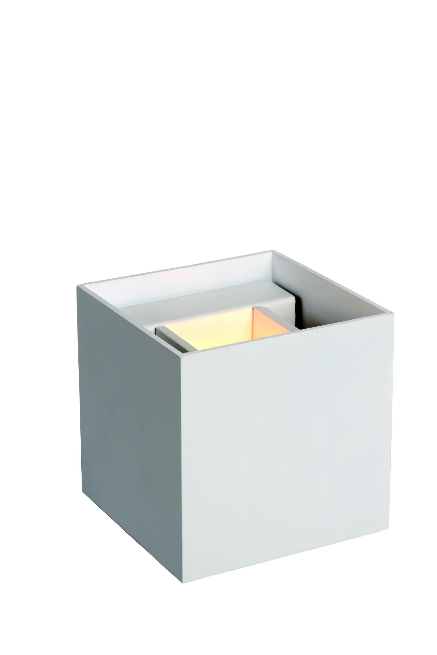 AXI - Spot mural / Applique murale Salle de bain - LED - 2x7W 2700K - IP54 - Angle d'éclairage réglable - Blanc