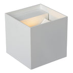 AXI - Spot mural / Applique murale Salle de bain - LED - 2x7W 2700K - IP54 - Angle d'éclairage réglable - Blanc