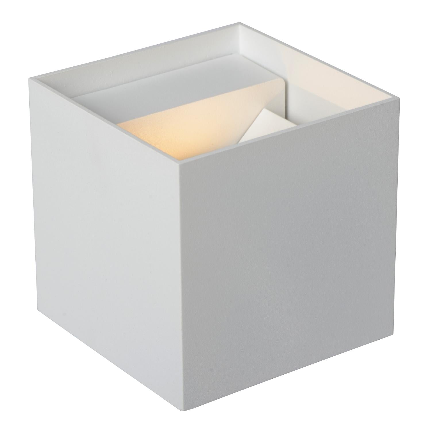 AXI - Spot mural / Applique murale Salle de bain - LED - 2x7W 2700K - IP54 - Angle d'éclairage réglable - Blanc