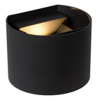 AXI - Wall spot / Wall light Bathroom - LED - 2x3.5W 2700K - IP54 - Adjustable beam angle - Black
