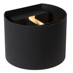 AXI - Wall spot / Wall light Bathroom - LED - 2x3.5W 2700K - IP54 - Adjustable beam angle - Black