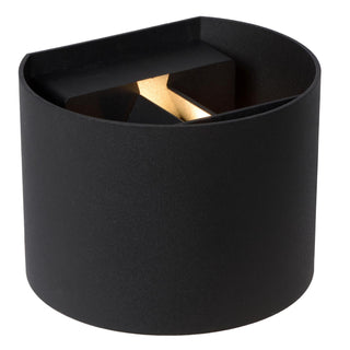 AXI - Wall spot / Wall light Bathroom - LED - 2x3.5W 2700K - IP54 - Adjustable beam angle - Black