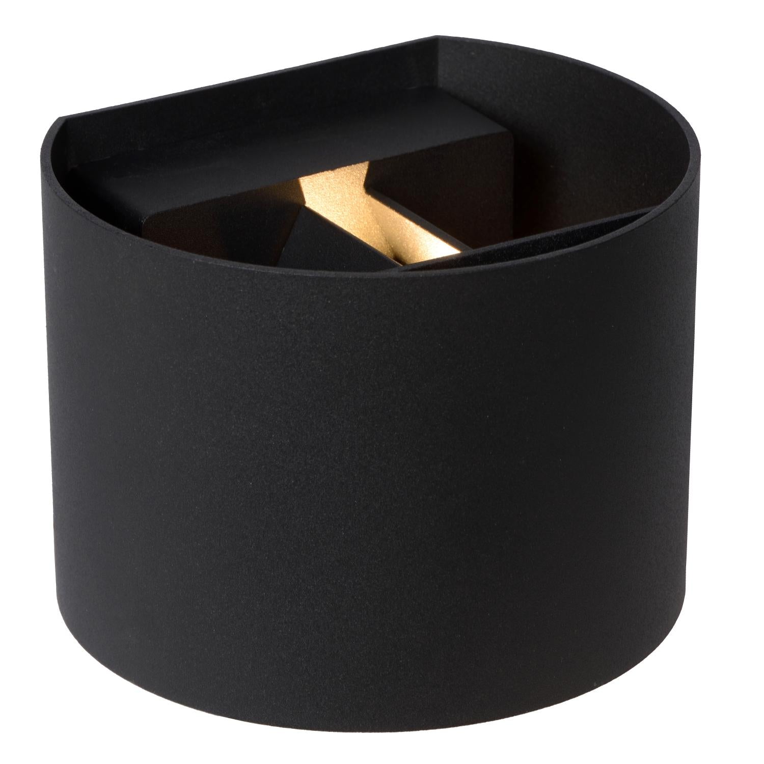 AXI - Wall spot / Wall light Bathroom - LED - 2x3.5W 2700K - IP54 - Adjustable beam angle - Black