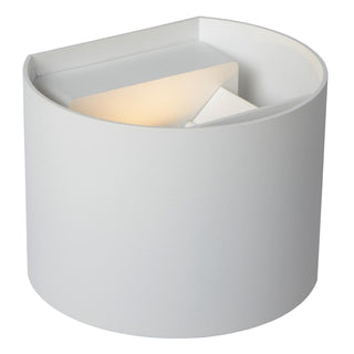 AXI - Wall spot / Wall light Bathroom - LED - 2x3.5W 2700K - IP54 - Adjustable beam angle - White