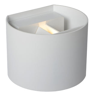 AXI - Wall spot / Wall light Bathroom - LED - 2x3.5W 2700K - IP54 - Adjustable beam angle - White