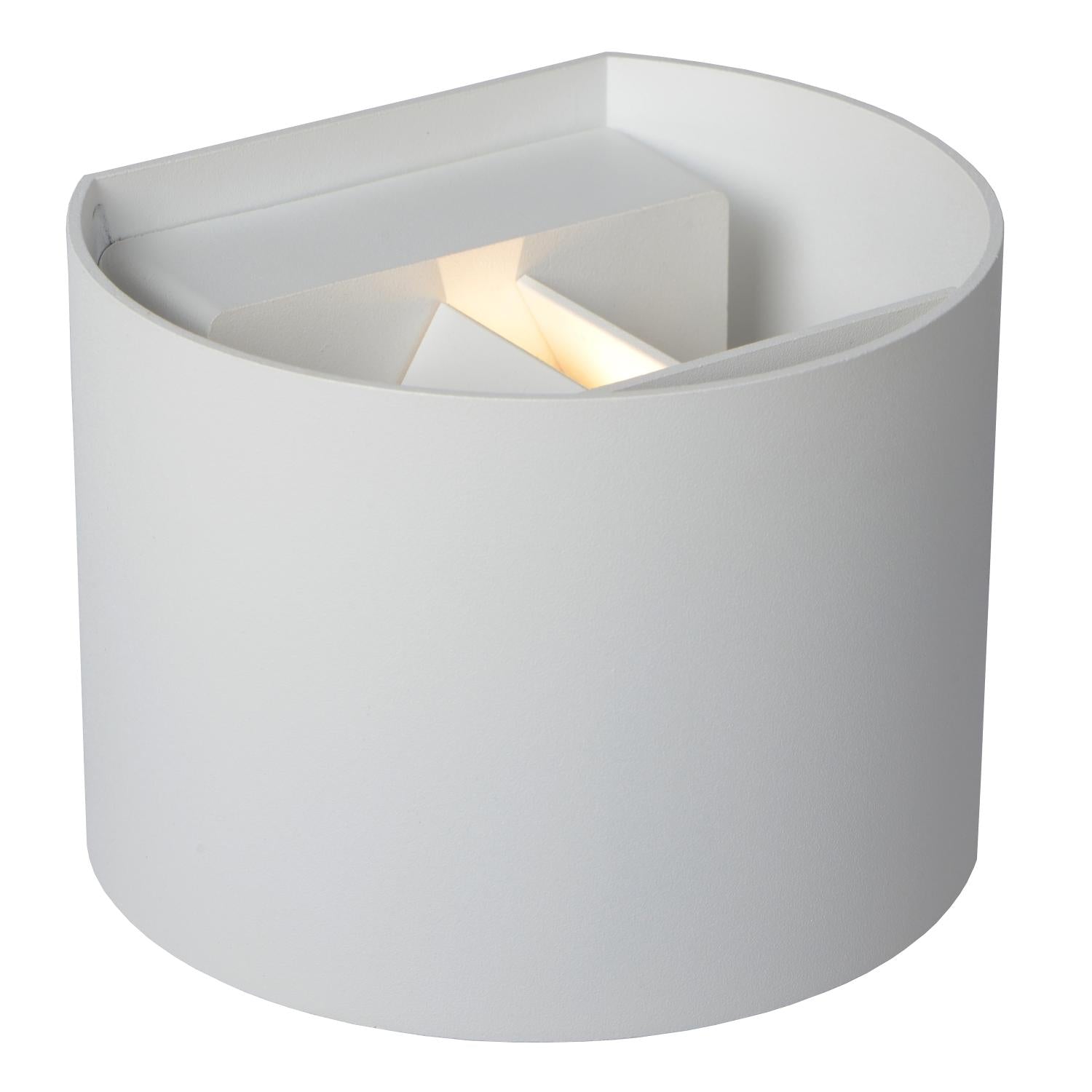 AXI - Wall spot / Wall light Bathroom - LED - 2x3.5W 2700K - IP54 - Adjustable beam angle - White