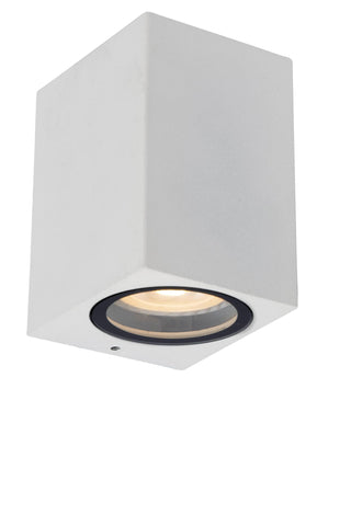 ZARO - Wandspot / Wandlamp Binnen/Buiten - 1xGU10 - IP44 - Wit