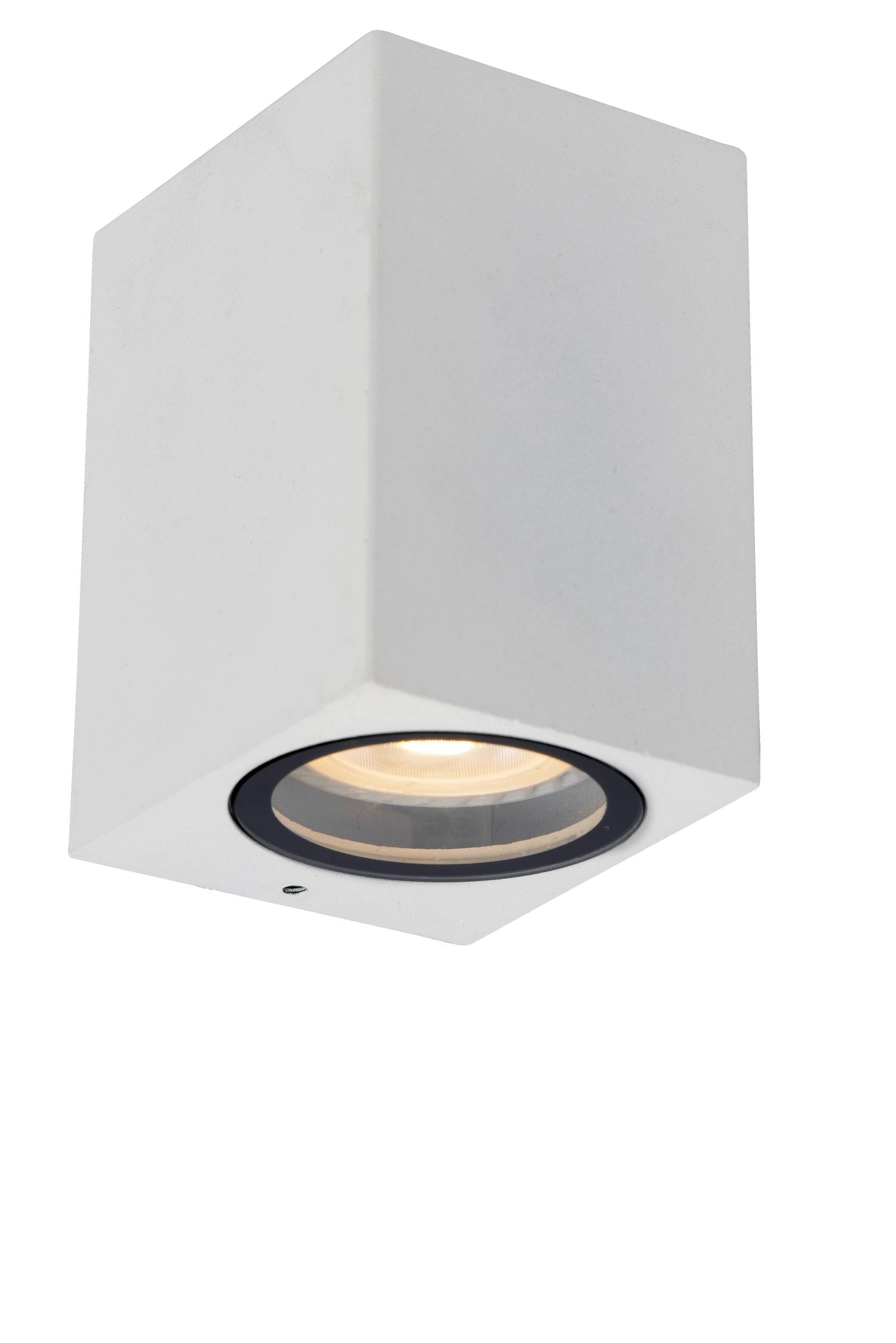 ZARO - Wandspot / Wandlamp Binnen/Buiten - 1xGU10 - IP44 - Wit
