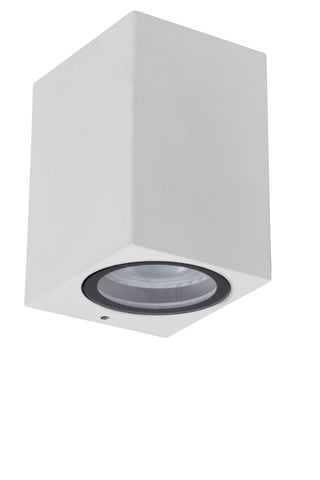 ZARO - Wandspot / Wandlamp Binnen/Buiten - 1xGU10 - IP44 - Wit