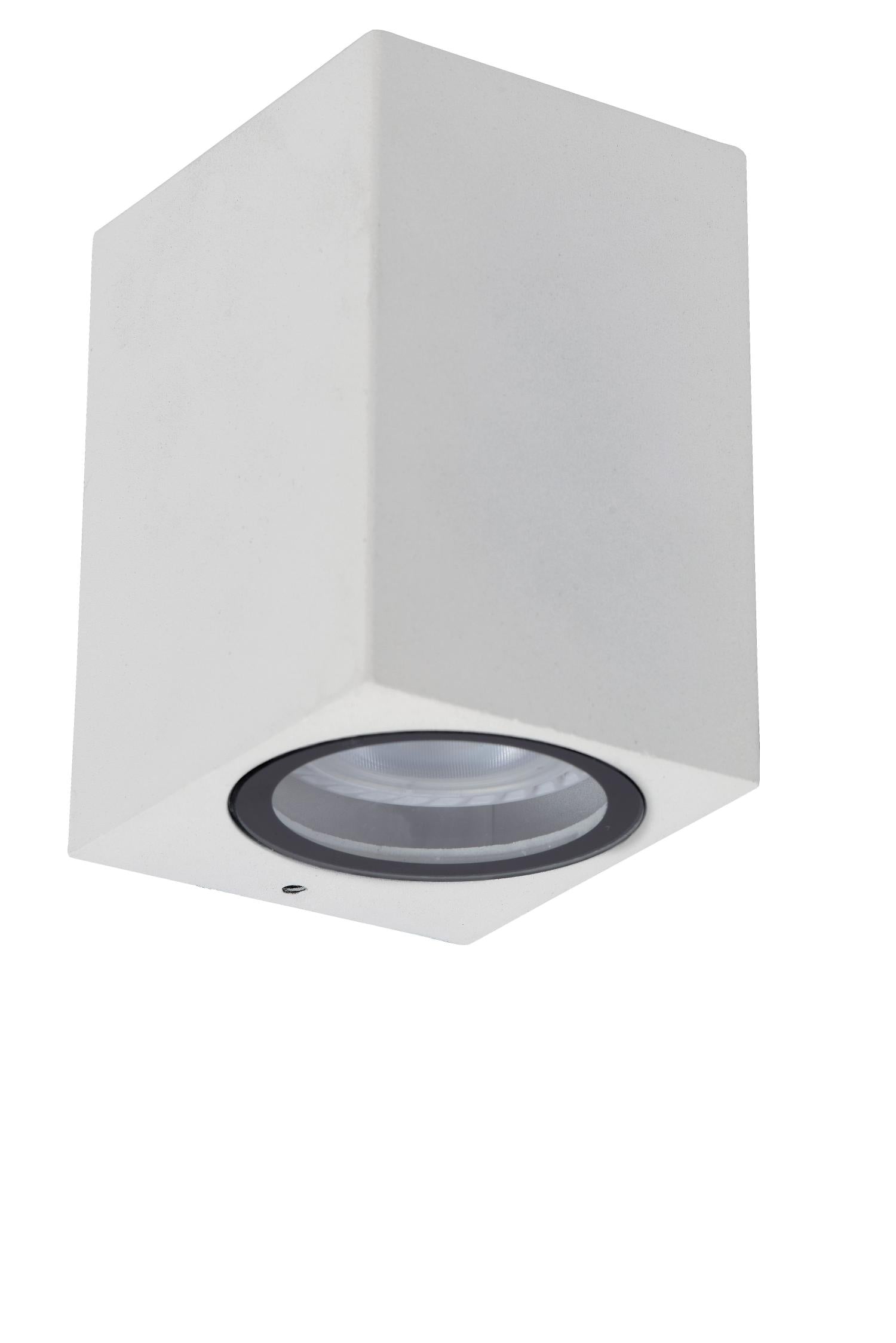 ZARO - Wandspot / Wandlamp Binnen/Buiten - 1xGU10 - IP44 - Wit