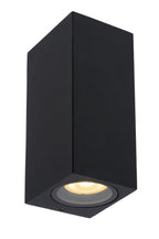ZARO - Wall spot / Wall light Indoor/Outdoor - 2xGU10 - IP65 - Black